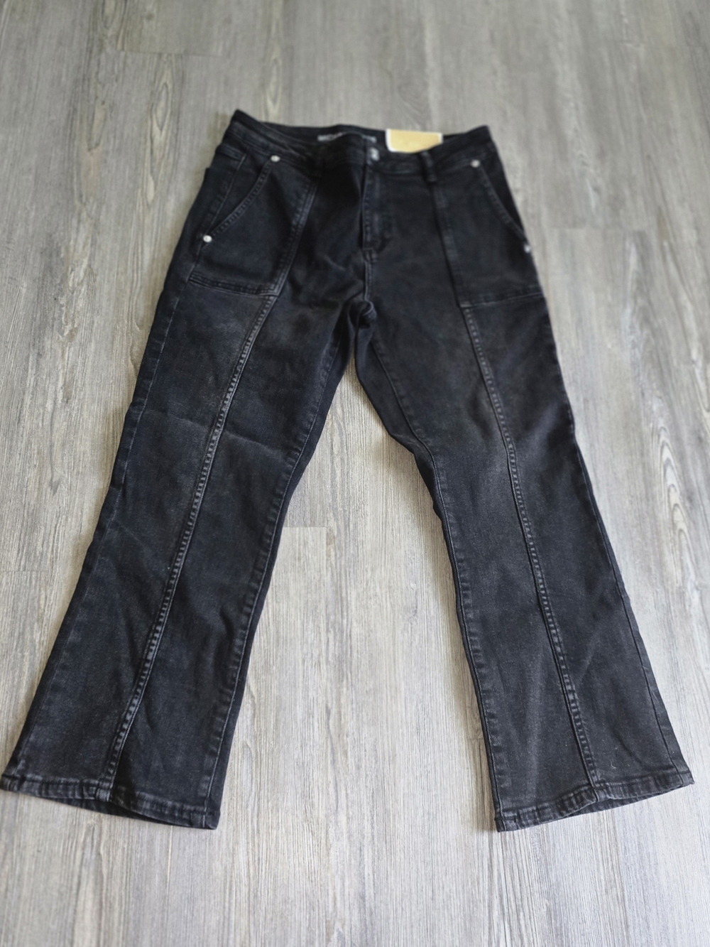 MICHAEL Michael Kors Black Cropped Ankle Jeans